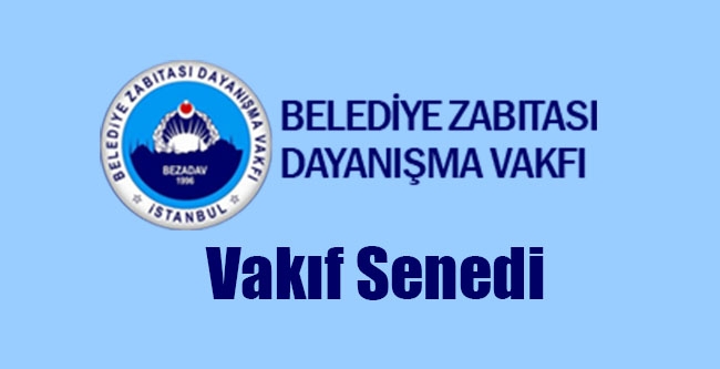 İstanbul Belediye Zabıta Vakfı Senedi
