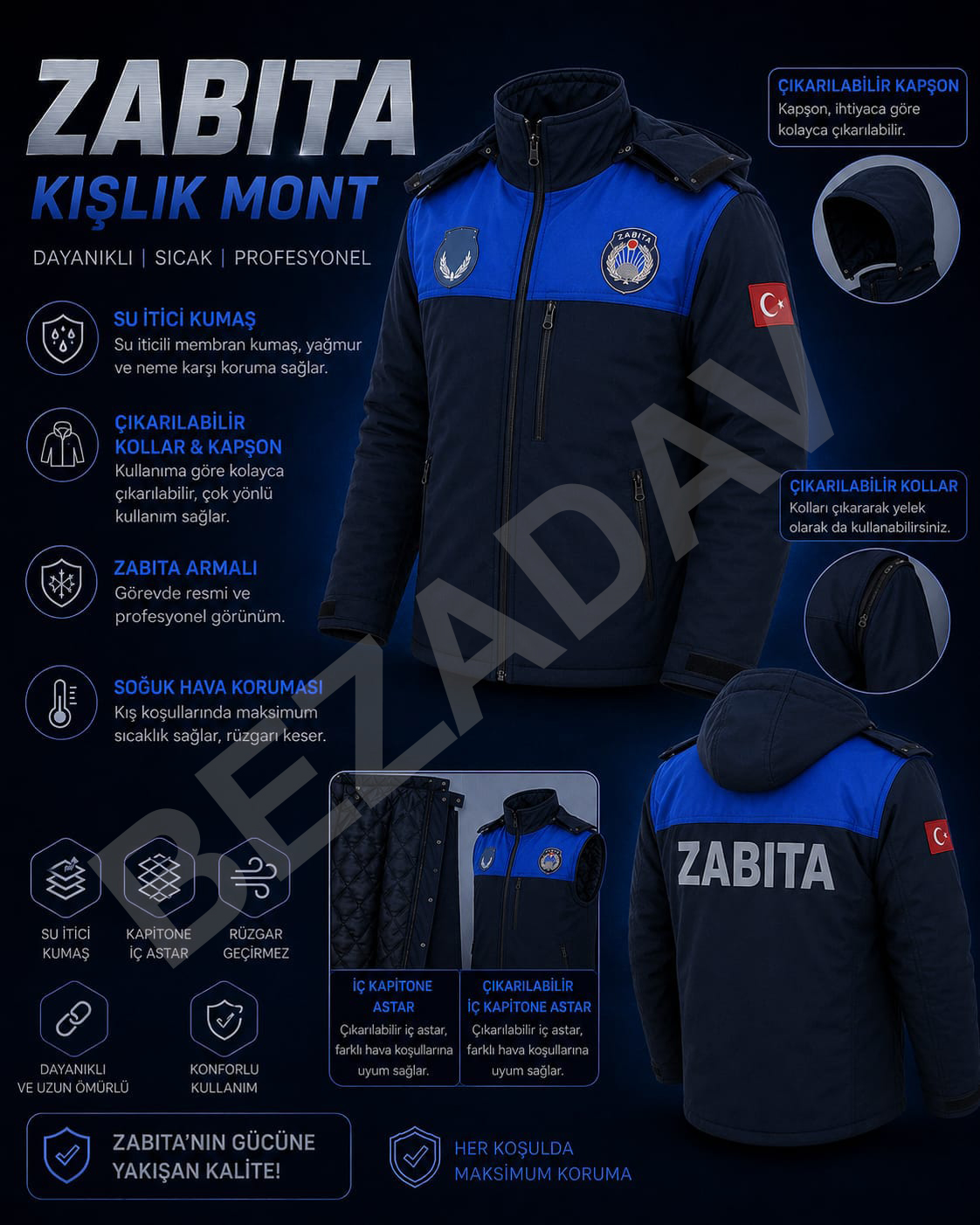 Zabıta Kışlık Mont