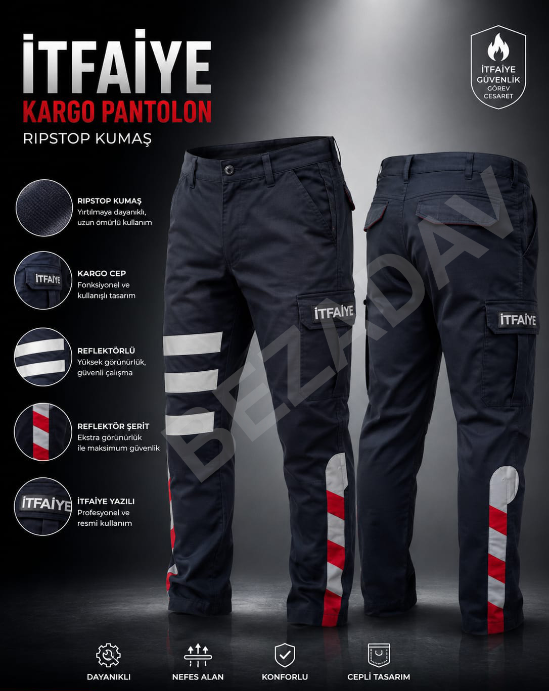 İtfaiye Kargo Pantolon
