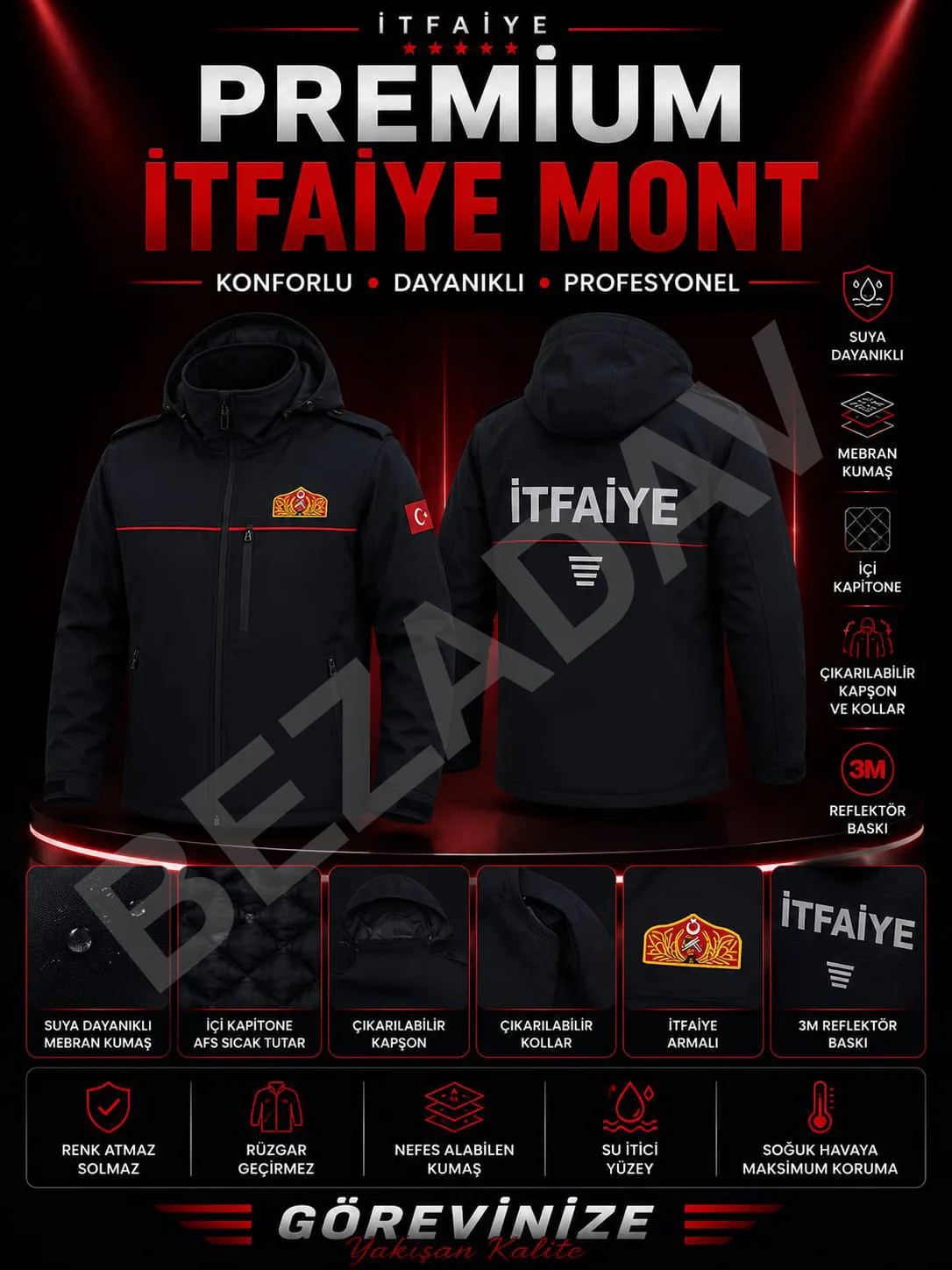 Premium İtfaiye Montu