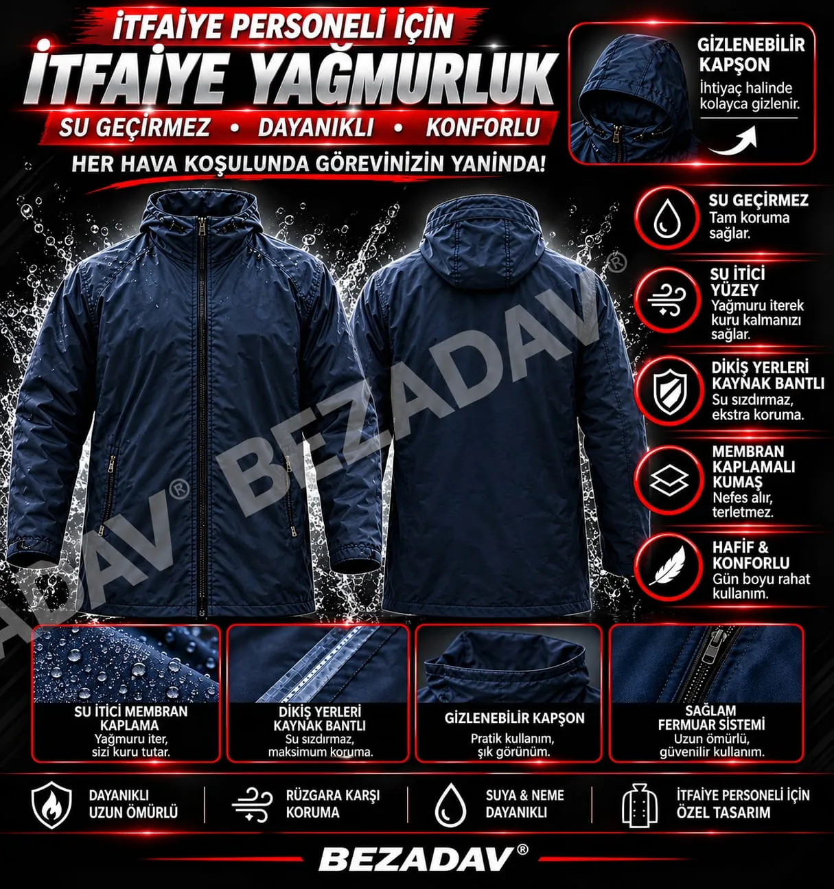 İtfaiye Yağmurluk