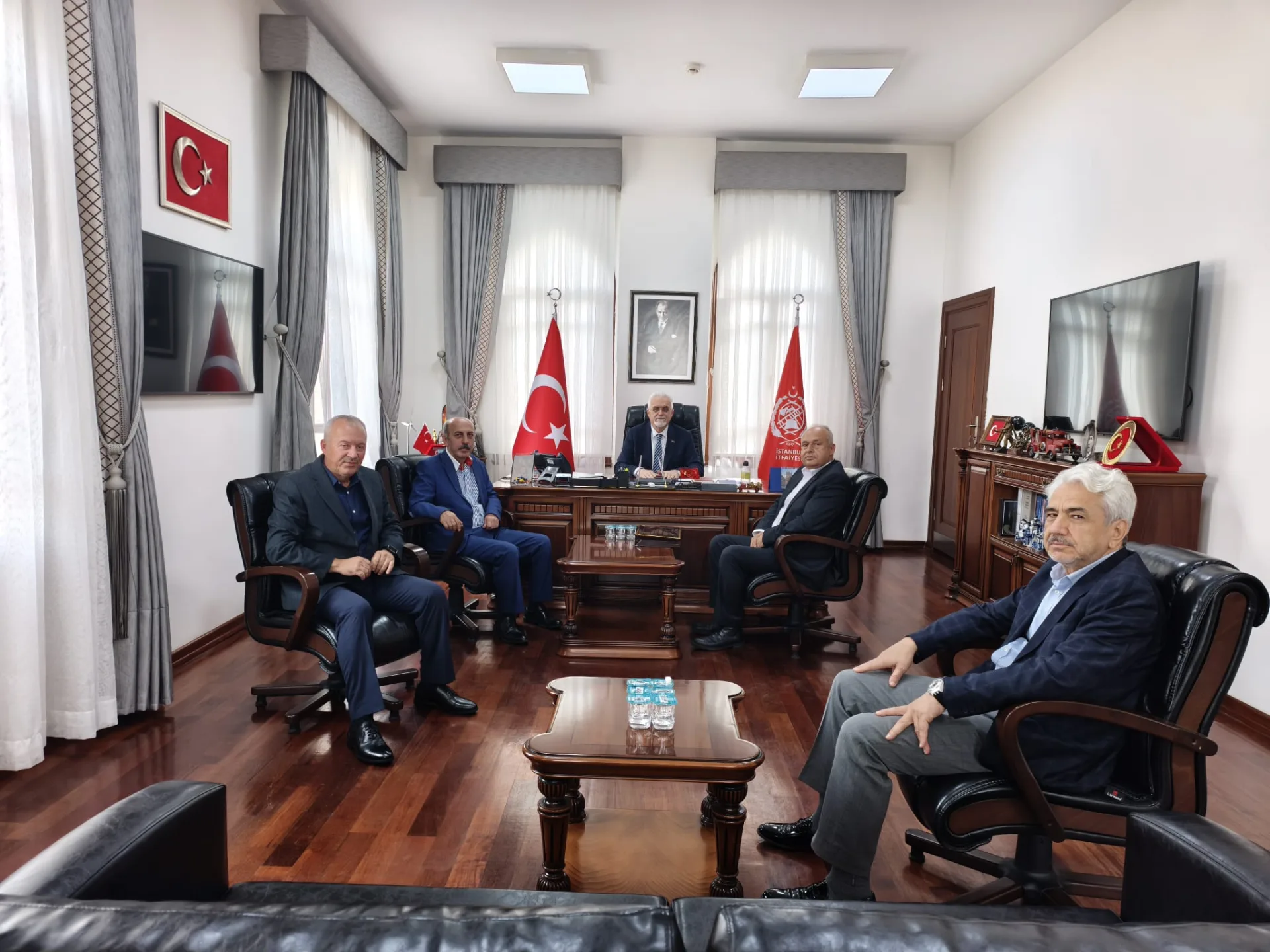 İtfaiye Dairesi Başkanı Sayın Remzi ALBAYRAK’ ı ziyaret ettik.